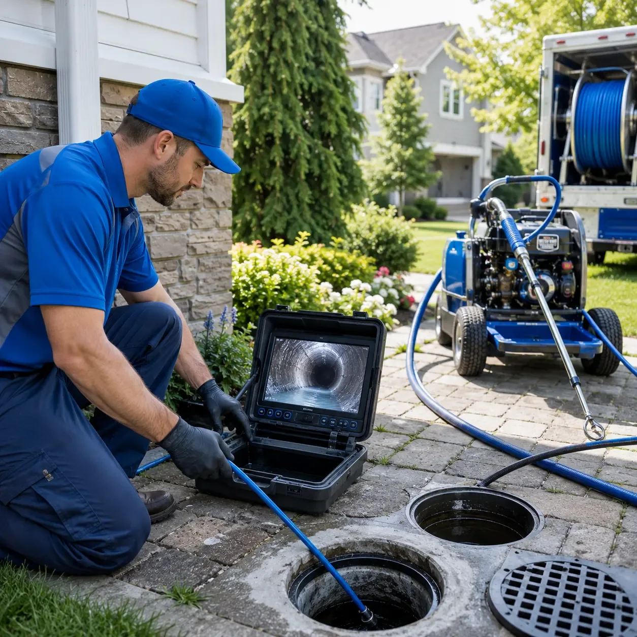 Outdoor drain cleaning professionals serving Indian Lake, NY